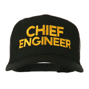 Chief Engineer Embroidered Twill Mesh Cap