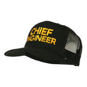 Chief Engineer Embroidered Twill Mesh Cap