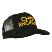 Chief Engineer Embroidered Twill Mesh Cap