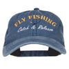 Catch Release Fly Fishing Embroidered Washed Cap