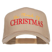 Miracle of Christmas Embroidered Cap