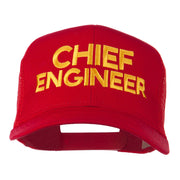 Chief Engineer Embroidered Twill Mesh Cap