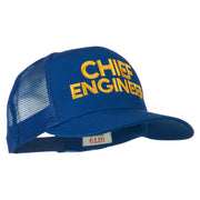 Chief Engineer Embroidered Twill Mesh Cap