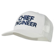 Chief Engineer Embroidered Twill Mesh Cap