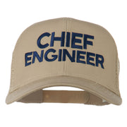 Chief Engineer Embroidered Twill Mesh Cap