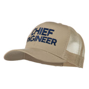 Chief Engineer Embroidered Twill Mesh Cap