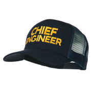 Chief Engineer Embroidered Twill Mesh Cap