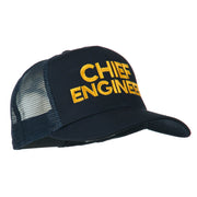 Chief Engineer Embroidered Twill Mesh Cap