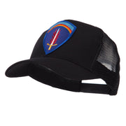 Combined Forces Military Patched Mesh Cap