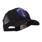 Combined Forces Military Patched Mesh Cap