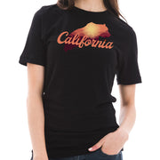 California Bear Graphic Design Short Sleeve Cotton Jersey T-Shirt