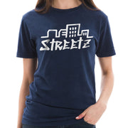 Great Streets Unisex Ring Spun Cotton Vintage Short Sleeve Crewneck Tee Shirt - Vintage-Denim XS