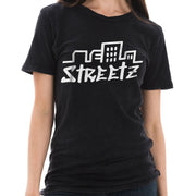 Great Streets Unisex Ring Spun Cotton Vintage Short Sleeve Crewneck Tee Shirt - Vintage-Black XS