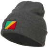 Congo Flag Embroidered Beanie