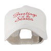 Christmas Greetings of the Season Embroidered Cap