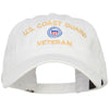 US Coast Guard Veteran Embroidered Washed Cap