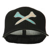 Crossed Golf Tees Embroidered Trucker Cap