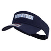 The Aqua Rodfather Embroidered Cotton Twill Sun Visor - Navy OSFM