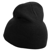 Turkey Squad Embroidered 8 inch Acrylic Short beanie - Black OSFM