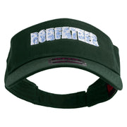 The Aqua Rodfather Embroidered Cotton Twill Sun Visor - Dk-Green OSFM