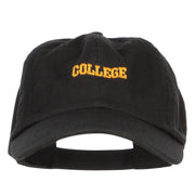 Mini College Embroidered Low Cap