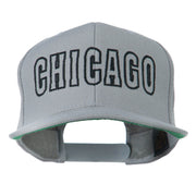 Chicago Embroidered Flat Bill Cap