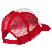 Canada Flag Embroidered Foam Mesh Back Cap