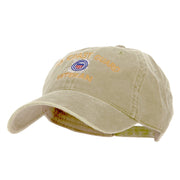 US Coast Guard Veteran Embroidered Washed Cap