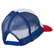 Canada Flag Embroidered Foam Mesh Back Cap