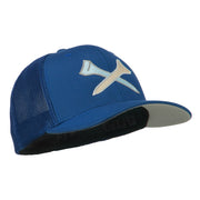 Crossed Golf Tees Embroidered Trucker Cap