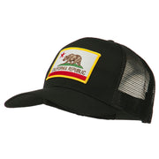 California State Flag Patched Twill Mesh Cap