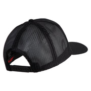 Americal Division Veteran Patched Solid Cotton Twill Mesh Prostyle Cap - Black OSFM