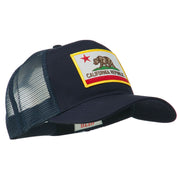 California State Flag Patched Twill Mesh Cap