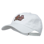 Christmas Gingerbread Man Patched Washed Cap