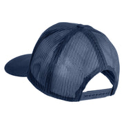 Americal Division Veteran Patched Solid Cotton Twill Mesh Prostyle Cap - Navy OSFM
