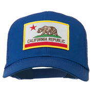 California State Flag Patched Twill Mesh Cap