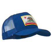 California State Flag Patched Twill Mesh Cap