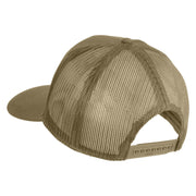 Americal Division Veteran Patched Solid Cotton Twill Mesh Prostyle Cap - Khaki OSFM