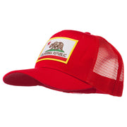 California State Flag Patched Twill Mesh Cap