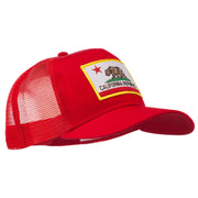 California State Flag Patched Twill Mesh Cap