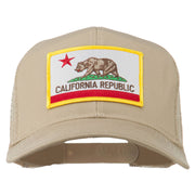 California State Flag Patched Twill Mesh Cap