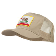 California State Flag Patched Twill Mesh Cap