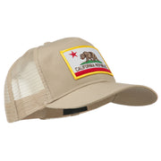 California State Flag Patched Twill Mesh Cap