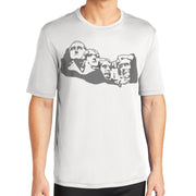 Mount Rushmore Men's Big Size Tall PosiCharge Competitor Crew Neck Tee Shirt - White LT