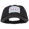 Chicago Flag Embroidered Low Cap