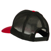 Happy Columbus Day Embroidered Mesh Cap