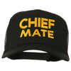 Chief Mate Embroidered Mesh Cap