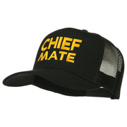 Chief Mate Embroidered Mesh Cap