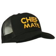 Chief Mate Embroidered Mesh Cap