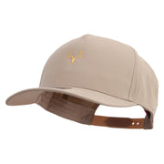 Deer Hunting Specimen Solid Cotton Twill 5 Panel Prostyle Snap Cap - Khaki OSFM